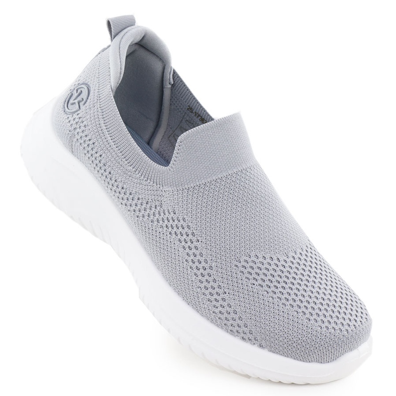 A női sportcipő csúszott szürke Vinceza 17367