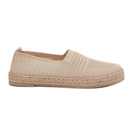 Női Espadrilles VinceZa 13624 bézs zsinórral