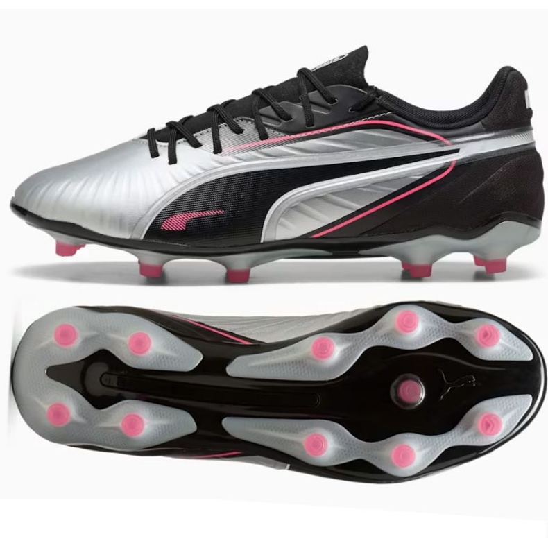 Puma King mérkőzés FG/AG 108315-02 labdarúgó cipő szürke