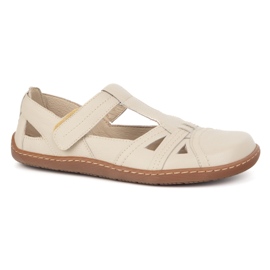 Női mezítláb cipő Ultralekkie Olivier 1285 Semi -Label Bézs