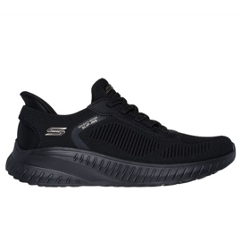 SKECHERS SLIP -INS: Bobs Sport Squad Chaos 117497 BBK cipő fekete