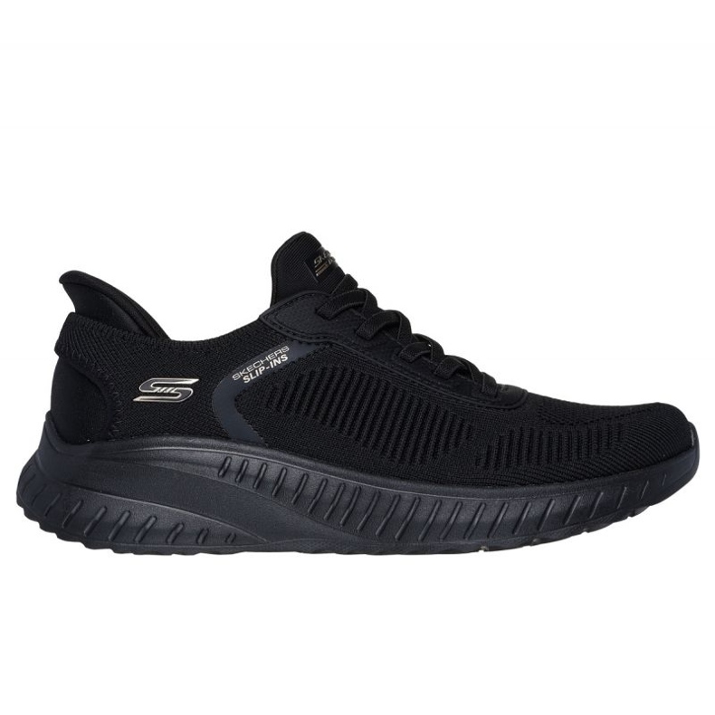 SKECHERS SLIP -INS: Bobs Sport Squad Chaos 117497 BBK cipő fekete