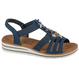 Sandals Rieker Sandals V0649-14 kék