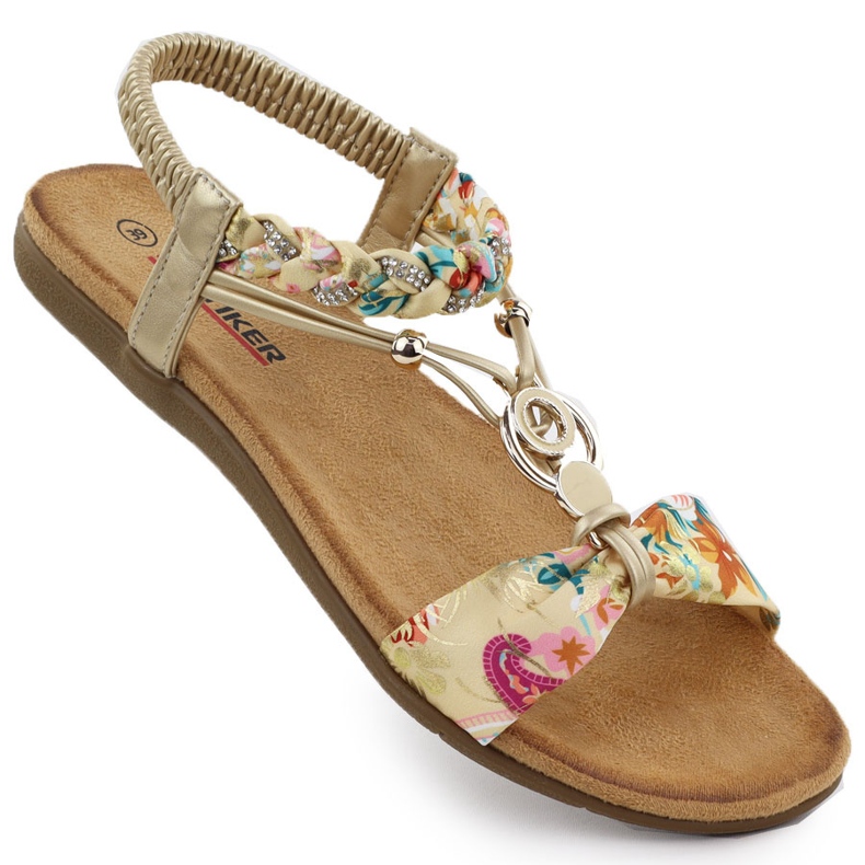 Női kényelmes szandál csúszás -Uup Golden Artiker 56C1316 aranysárga