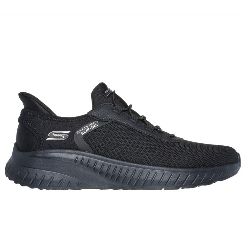 SKECHERS SLIP -INS: Bobs Sport Squad Chaos 118303 BBK cipő fekete