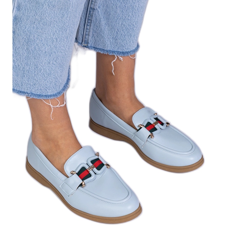 Kék ökosze -cipők díszes Kék ökosze -cipők díszes