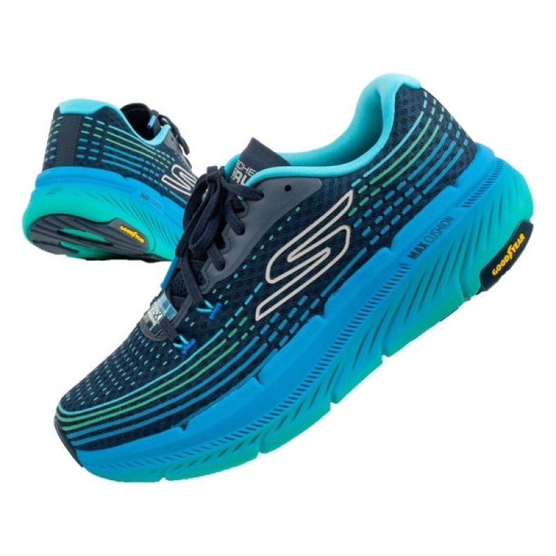Futócipő SKECHERS MAX párnás 220835/NVBL kék