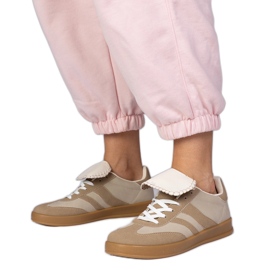 Bézs cipők női sport cipők