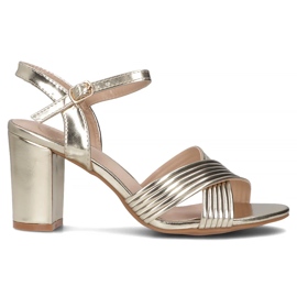 Filippo Női bőr szandál az Arany Poston DS6901/25 aranysárga