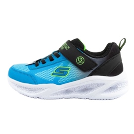 Skechers Meteor-Lights-Krendox 401495L/BKBL cipő kék Skechers Meteor-Lights-Krendox 401495L/BKBL cipő kék