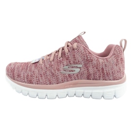 Skechers cipő kecses csavart vagyon 12614/mve rózsaszín Skechers cipő kecses csavart vagyon 12614/mve rózsaszín