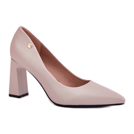 Elegáns szivattyúk a Vinceza 62221 Barbon szürke