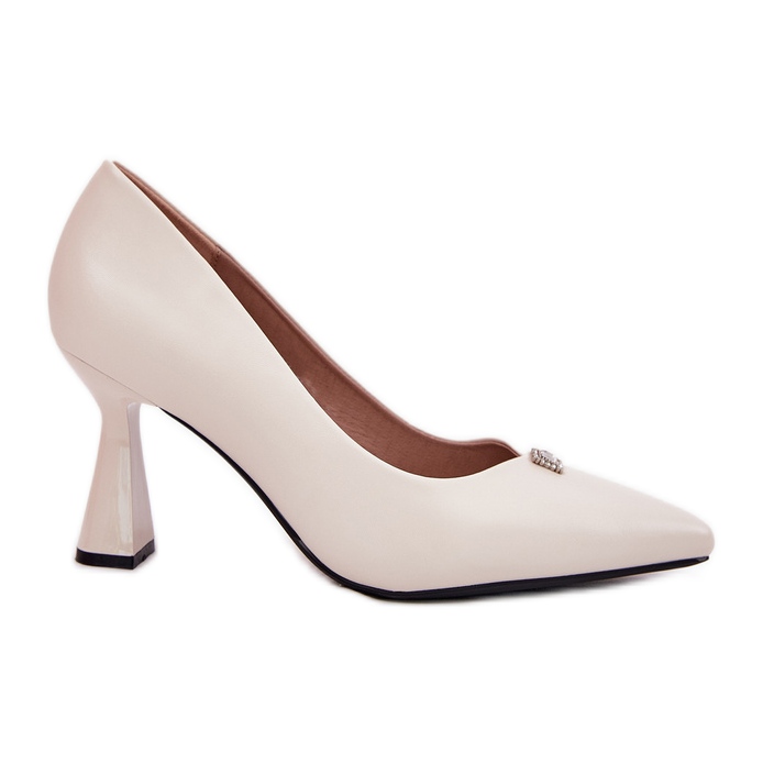 Elegáns szivattyúk a meghosszabbított Vinceza 62222 bézs -en