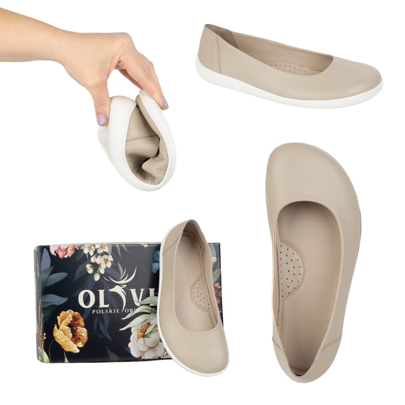 Olivier Mezítláb női minimalista szivattyúk 1771pol bézs