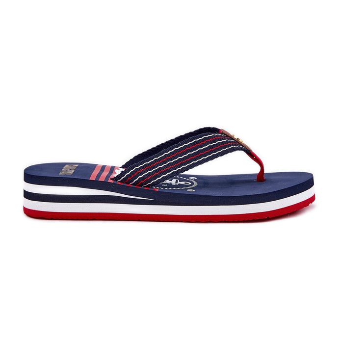 Big Star Női flip -flops flip -flopok ék nagy csillag rr274a126 sötétkék
