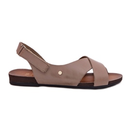 Wevie Sandals Zazoo 40141 sötét bézs