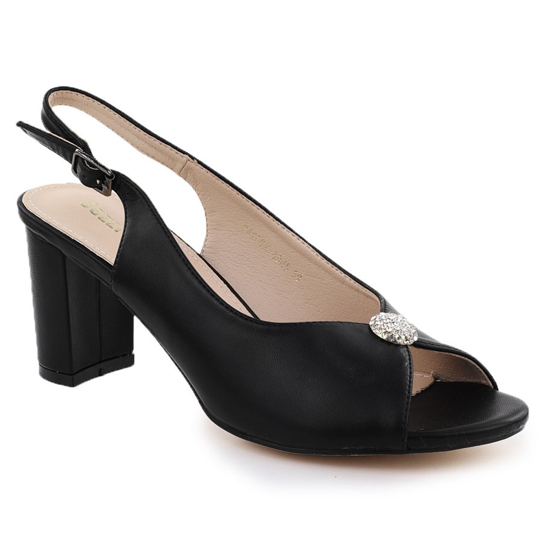 Női szandál a fekete jezzi 6985 poszton