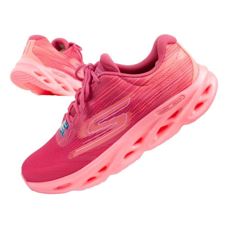 Futócipő SKECHERS GO RUNCH SWIRL Tech Speed ​​129501/HPPK rózsaszín