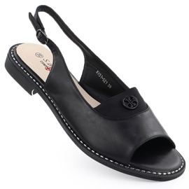 S.Barski Női szandál Czarne S. Barski Kv51-021 fekete S.Barski Női szandál Czarne S. Barski Kv51-021 fekete