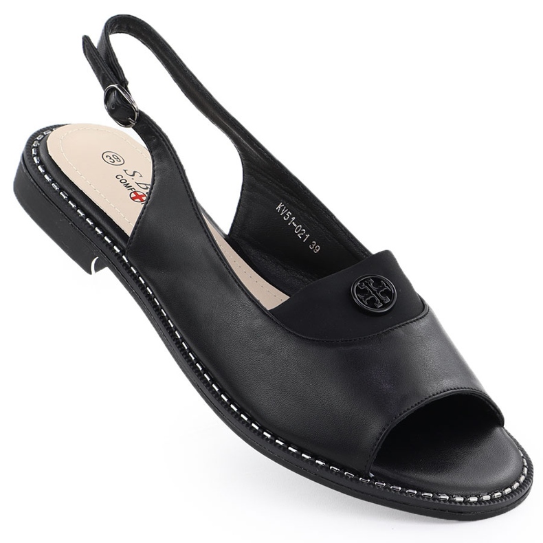 S.Barski Női szandál Czarne S. Barski Kv51-021 fekete