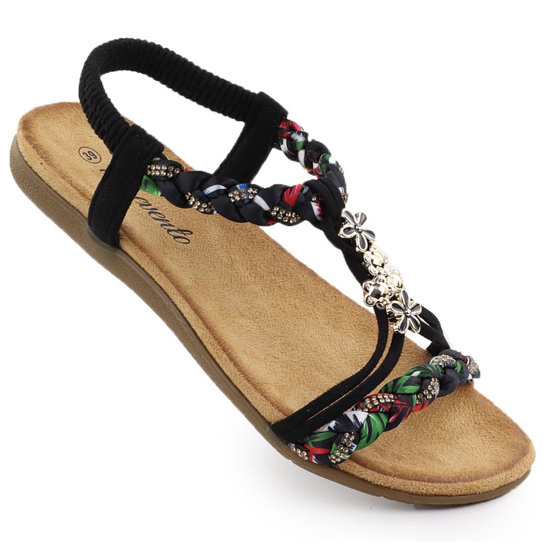 EVento A női szandál csúszott a fekete rendezvényen 8309