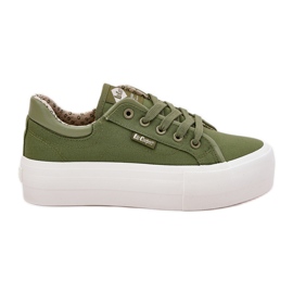 Női cipők a platformon Lee Cooper LCW-25-31-3449L Green zöld