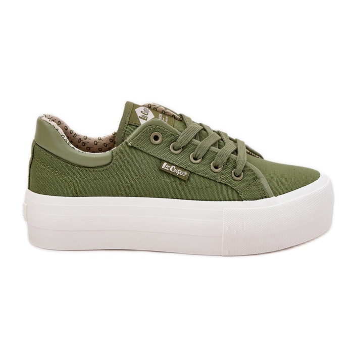 Női cipők a platformon Lee Cooper LCW-25-31-3449L Green zöld