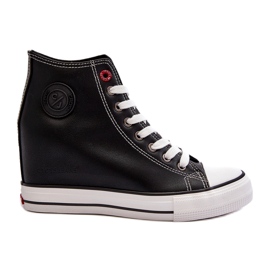 Női Wedge Sneakers Cross Jeans NN2R4005 Fekete