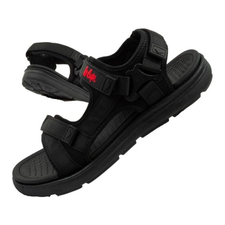 Sandals Lee Cooper LCW-25-34-3552M fekete