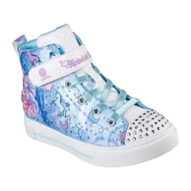 Cipő skechers s lámpák pislogó szikrák unicorn daydream 314800l-blmt kék