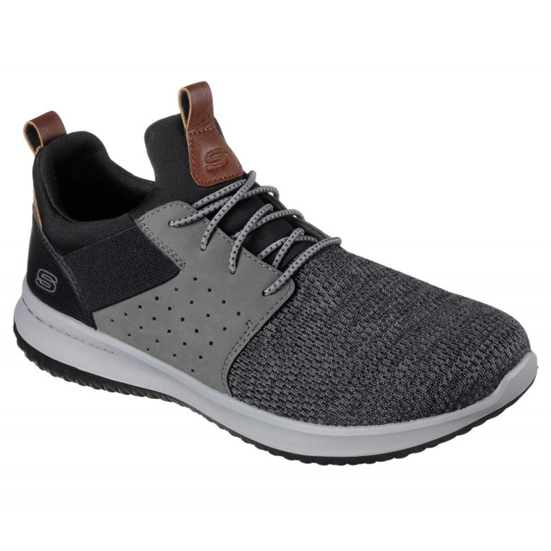 SKECHERS DELSON CAMBEN 65474BKgy cipő szürke