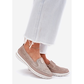 EVento Zlota Openwork Openwork Loafers aranysárga EVento Zlota Openwork Openwork Loafers aranysárga