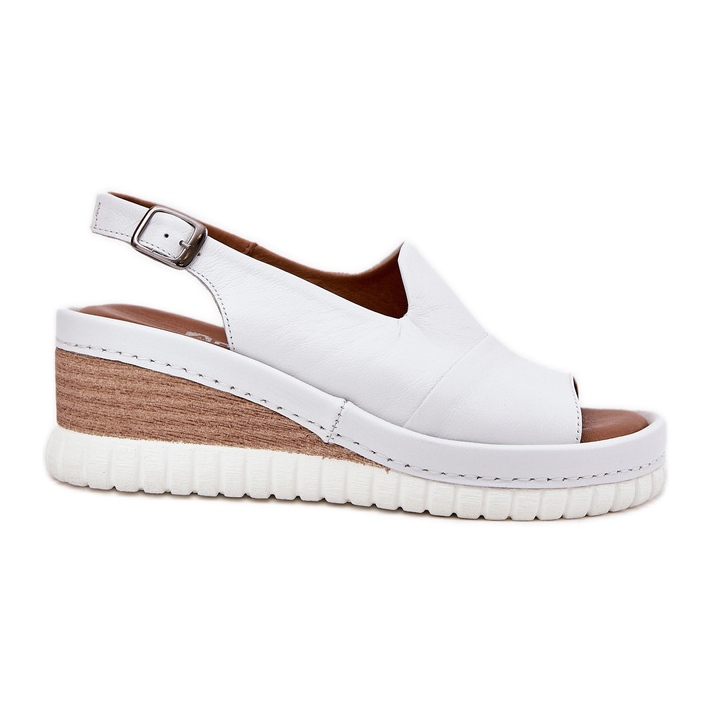 ARTIKER Női bőr szandál ék arter 56c0918 fehérhez