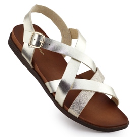 Női lapos szandál sergio leone sk088h római római aranysárga