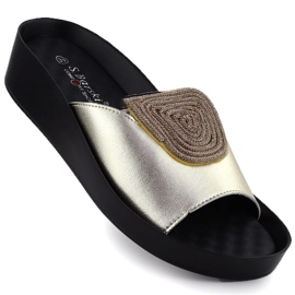 S.Barski Női bőr összefoglaló édes nyár cirkóniával Złote S. Barski Kv51-028 aranysárga S.Barski Női bőr összefoglaló édes nyár cirkóniával Złote S. Barski Kv51-028 aranysárga