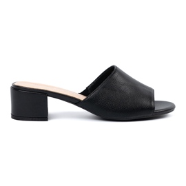 Sergio Leone Női alacsony sarkú flip-flop fekete