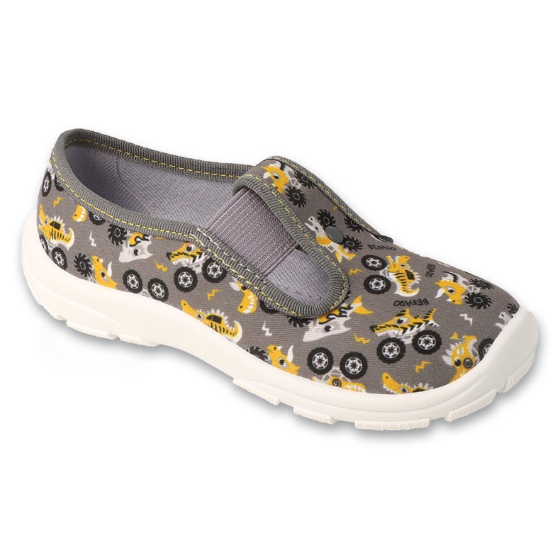 Befado gyerekpapucs gumiszalaggal 975X192 szürke