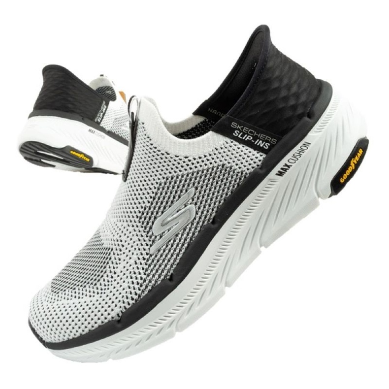 SKECHERS MAX PUSTING Premier 2,0 Slip-Inss 220839/WBK cipő fehér