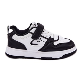 Könnyű gyermekek cipők Big Star RR374052 Fehér és fekete Könnyű gyermekek cipők Big Star RR374052 Fehér és fekete