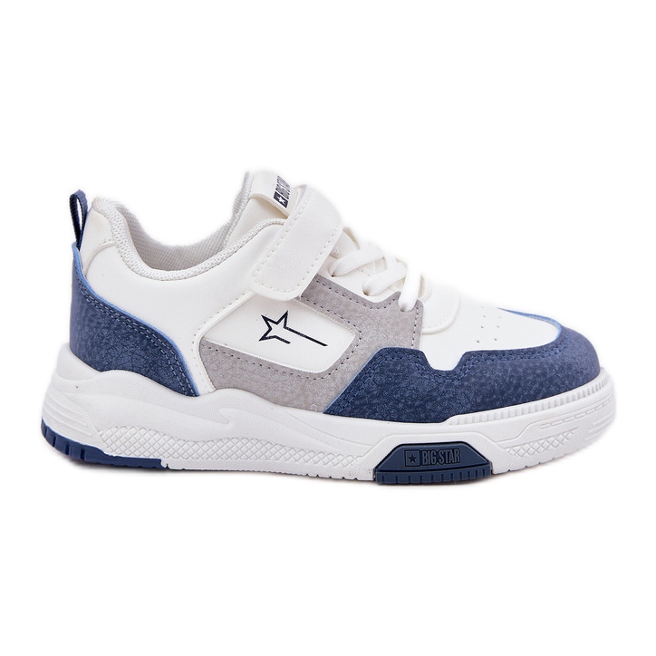 Könnyű baba cipők Big Star RR374053 Fehér és kék