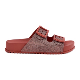 Illatos női papucs csillogással és csatokkal Zaxy RR285025 piszkos rózsaszín