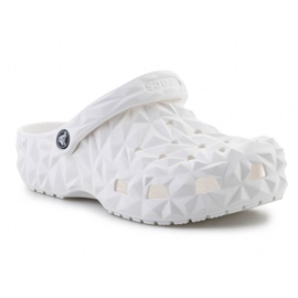 CROCS Classic Geometric Clog 209563-100 flip-flop fehér