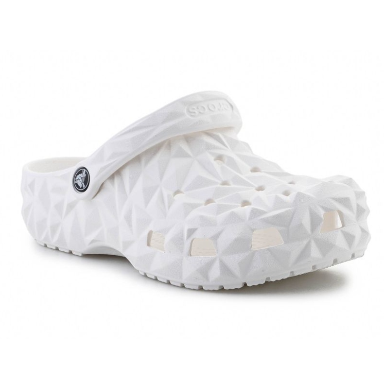 CROCS Classic Geometric Clog 209563-100 flip-flop fehér