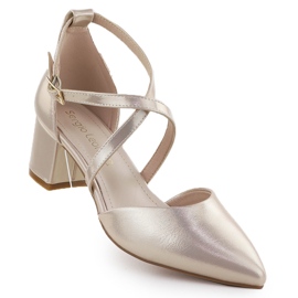 Női szandál az Arany Sergio Leone SK-830 poszton aranysárga Női szandál az Arany Sergio Leone SK-830 poszton aranysárga