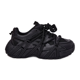 Inna Női cipők, dupla kötéssel fekete Inna Női cipők, dupla kötéssel fekete