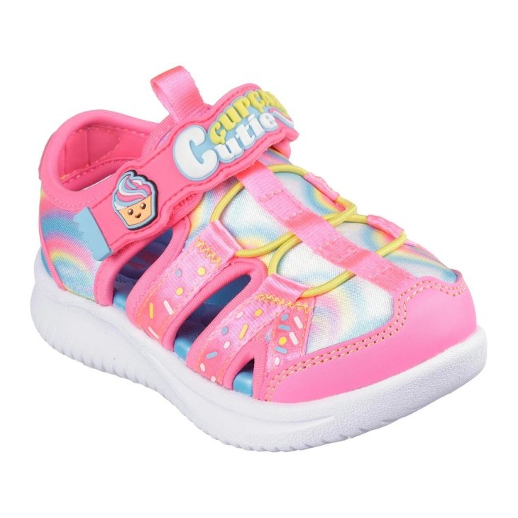 Sandals Skechers ugrások szandál - SPRINK Wonder 303273N -HPMT rózsaszín