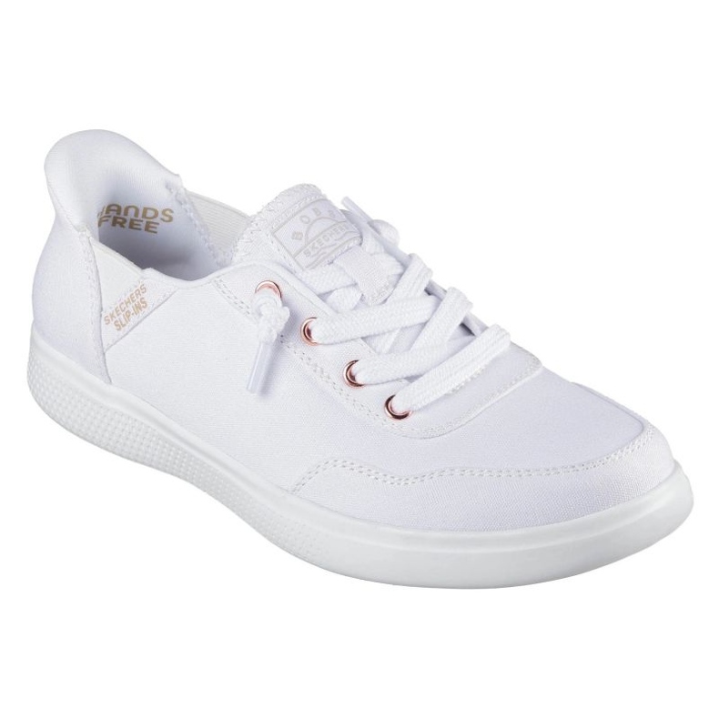 SKECHERS SLIP INS UTÁN ÁTTALÁS - B Aranyos édes 114815 -WHT cipő fehér
