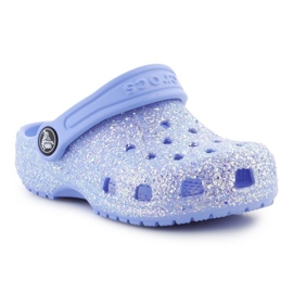 CROCS Classic Glitter Clog T 206992-5Q6 szárnyak kék