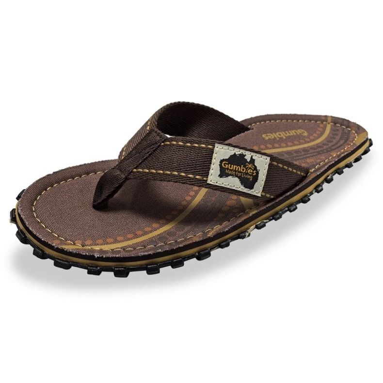 Japán Gumbies Islander Flip flops unisex aboriginalis gu-fff095 barna