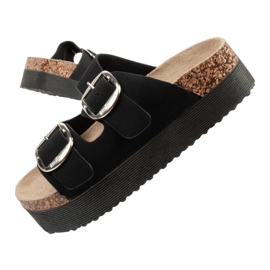 Lee Cooper LCW-25-35-3493L papucs flopok fekete